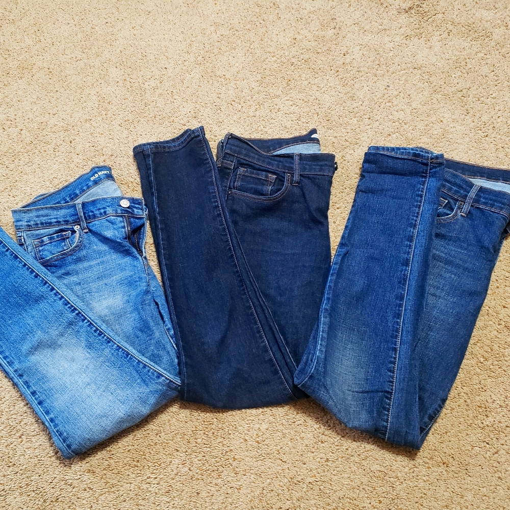 Pack of 3, skinny jeans